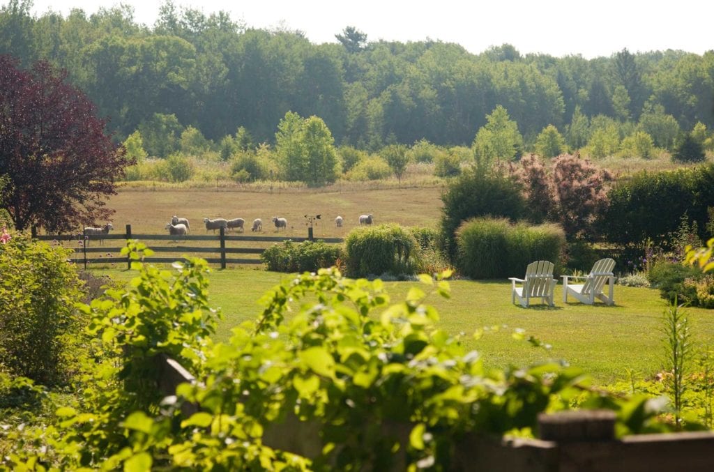 Grounds at Chanticleer Guest House - Door County Bed and Breakfast