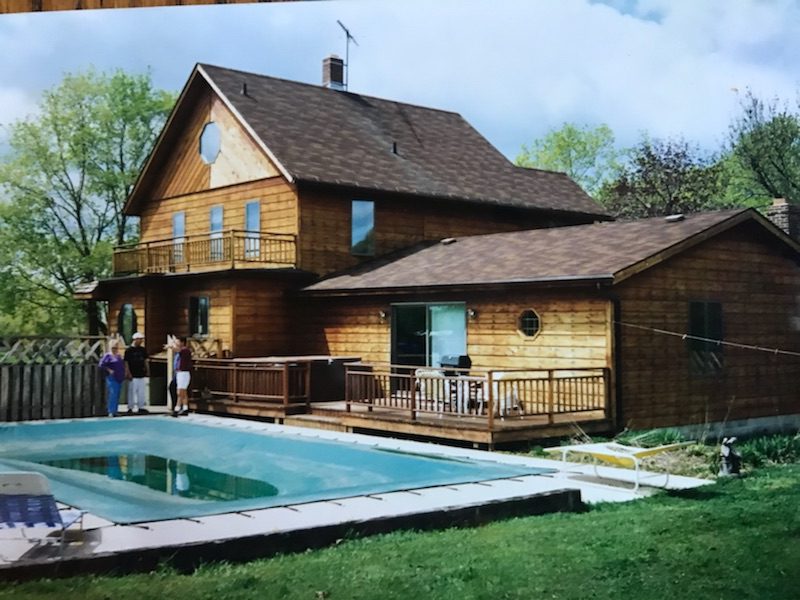 The Chanticleer Guest House under construction